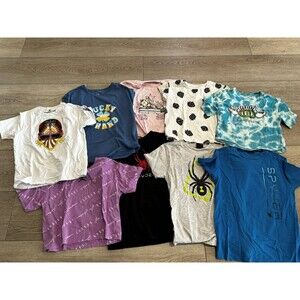 Girls Medium T-shirts‎ lucky brand Psycho Bunny lot Of 9